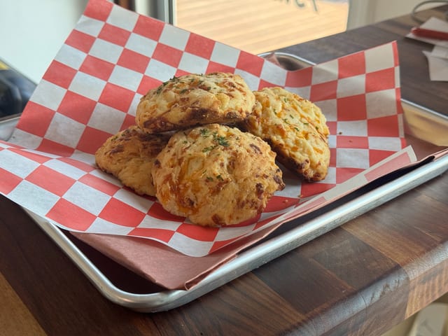 Cheddar Biscuits.