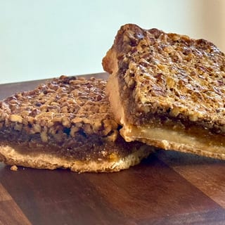 Vanilla Bourbon Pecan Pie Square